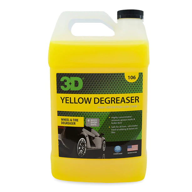 3D Products - Yellow Degreaser - Rim and tire cleaner