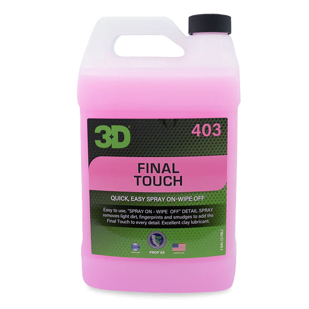 3D Products - Final Touch (quick detailer)