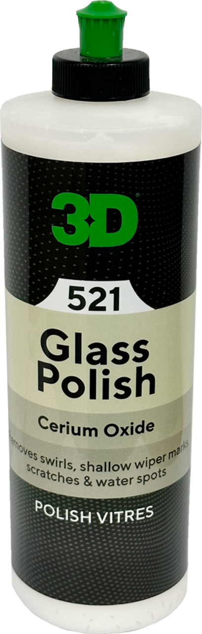 3D Products - 521 Glass polish 16OZ - CIRIUM OXIDE POLISH