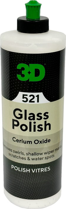 3D Products - 521 Glass polish 16OZ - CIRIUM OXIDE POLISH