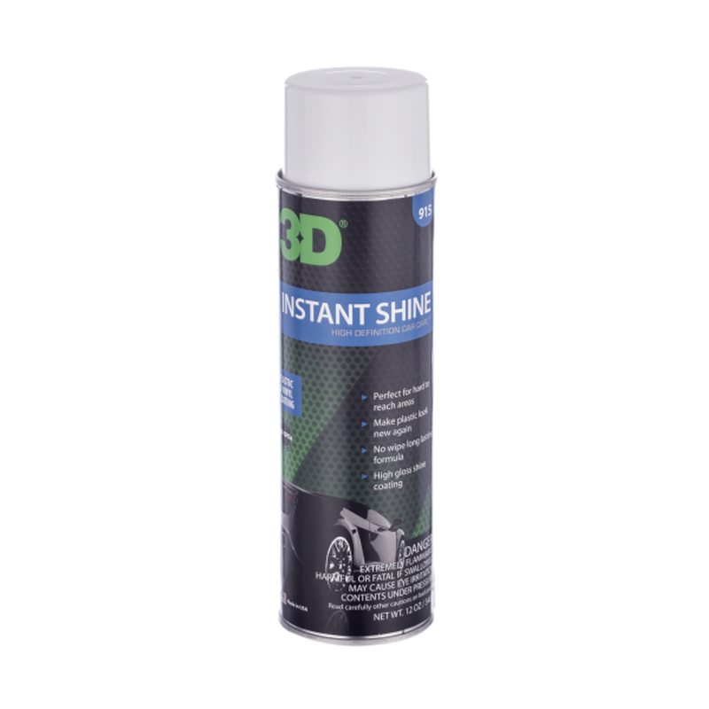 3D Products - Instant Shine - Plastic and Trim (lustre en spray pour les plastiques)
