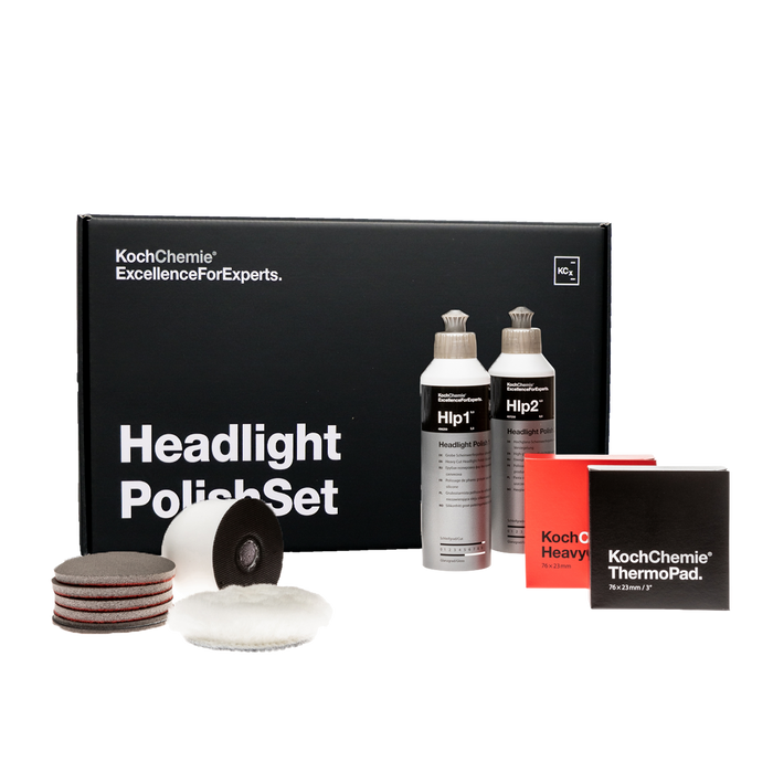 Koch Chemie Headlight Polish set - Ensemble de polissage des phares