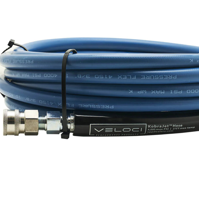 MTM KobraJet Smooth Blue 25' - 50'- 100’ 4,000 PSI with SS QC’s