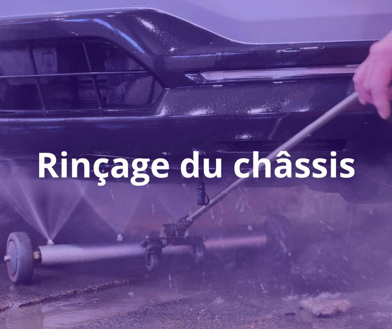 Rinçage du châssis