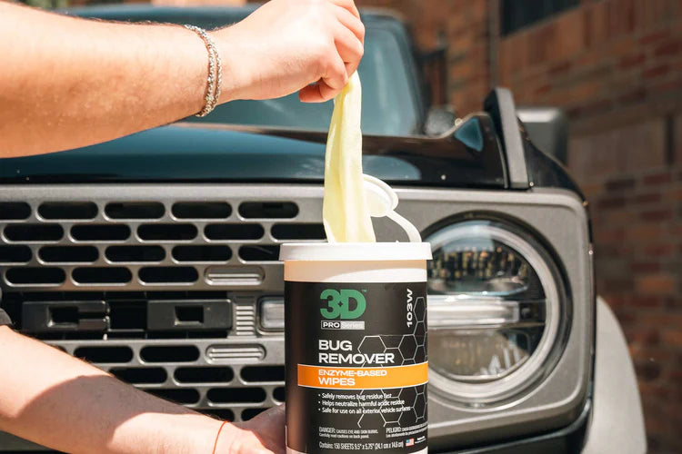 3D Products Bug Remover Wipes - lingettes nettoyantes pour les mouches