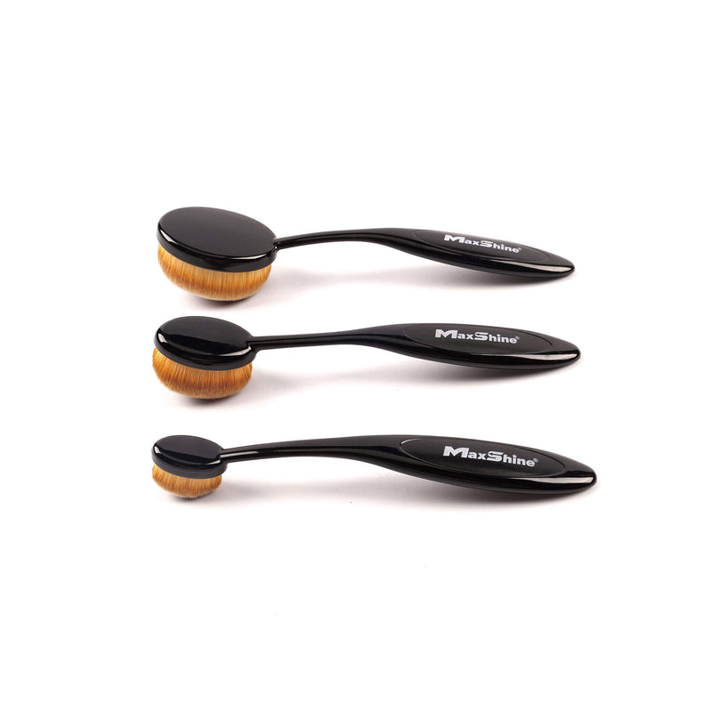 Maxshine Rounded Brush Combo (3 unités) (brosses à poil très doux)