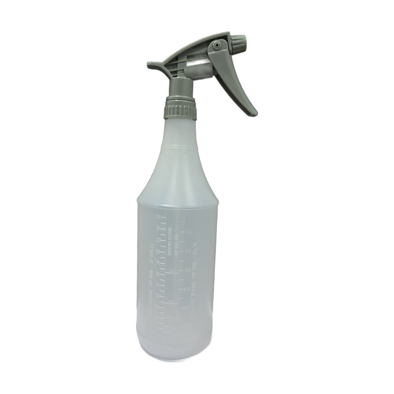 Bouteille graduée vide 1 L avec vaporisateur Tolco résistant aux produits chimiques